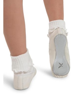 Girls Daisy Ballet Shoe White