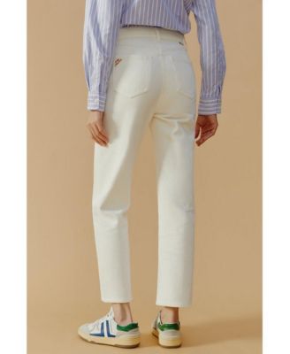 Women's Manhattan High Rise Straight Ankle Jeans