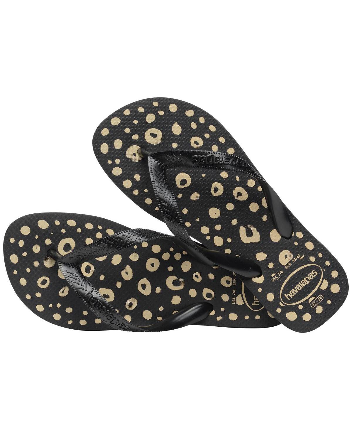 HAVAIANAS WOMEN'S TOP ANIMALS ROUND TOE SANDALS 