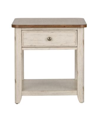 End Table with Basket