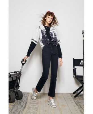 Activity Grrrl High Rise Kick Crop Jeans