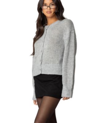 Women's Freida Fuzzy Knit Cardigan