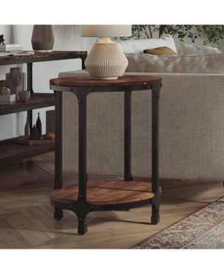 Urban Nature Standard Wood Round Chairside Table