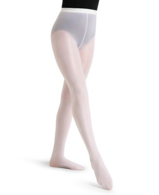 Girls Ultra Shimmery Footed Tight