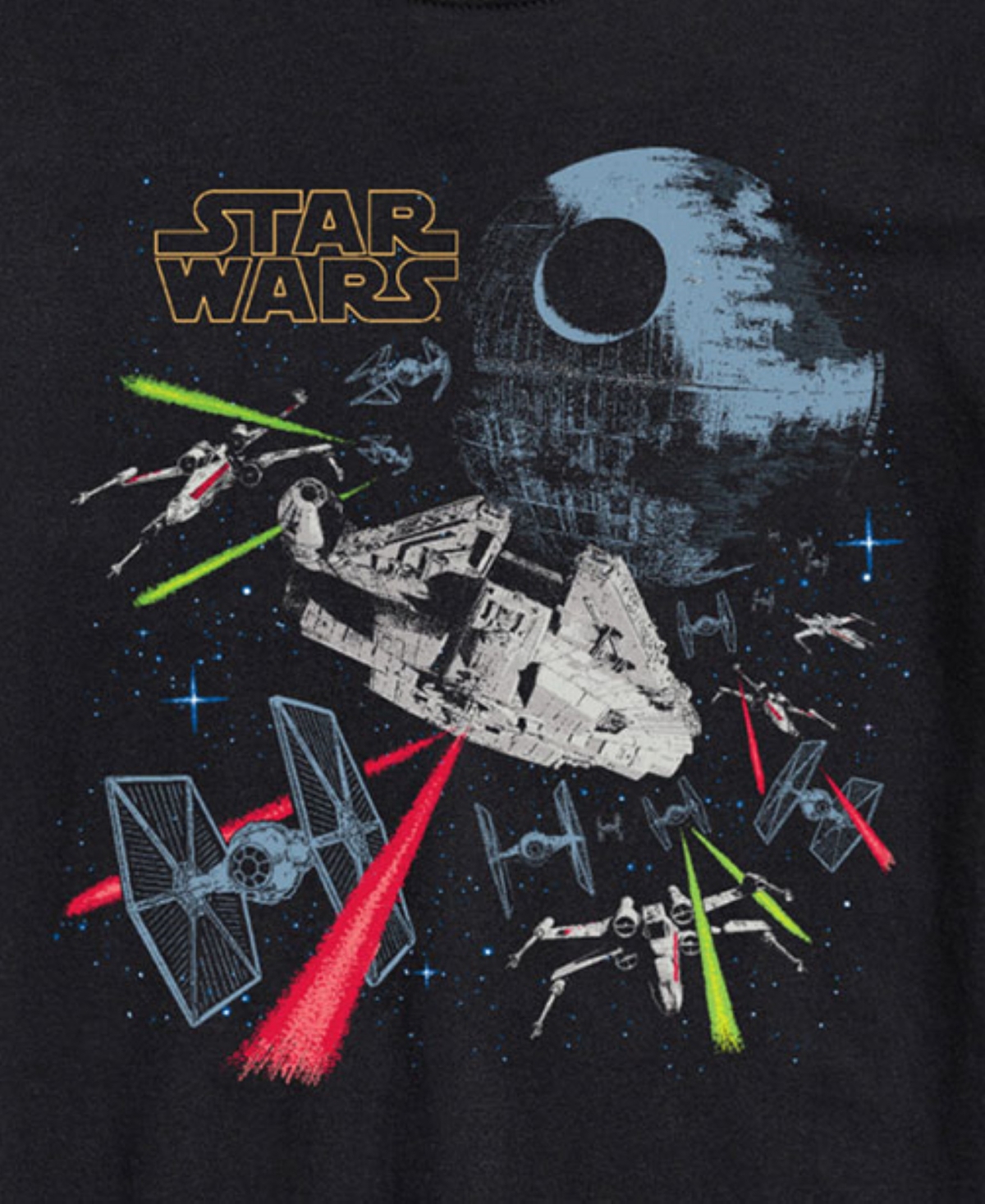 Airwaves Men's Star Wars Short Sleeve T-shirt In Black