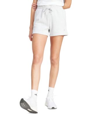 adidas - Women's The Essentials Fleece Logo Pull-On Shorts