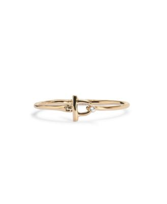 White Topaz Front Clasp Bracelet