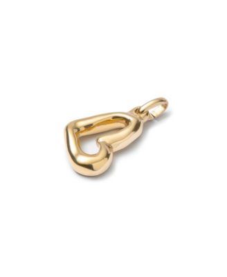 18K Gold Plated Big Heart Shaped Charm
