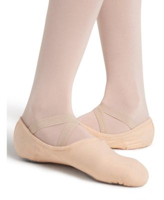 Little Girls Canvas Juliet Wide Ballet Shoe
