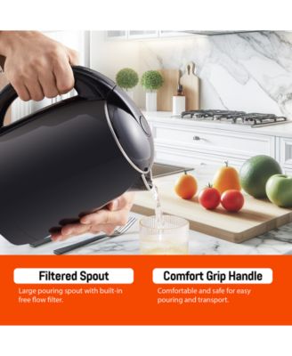 1.8-Qt. Cool-Touch Electric Kettle with Stainless Steel Interior