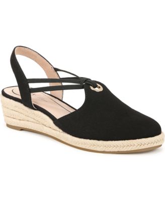 Women's Kennedy Closed Almond Toe Wedge Espadrilles