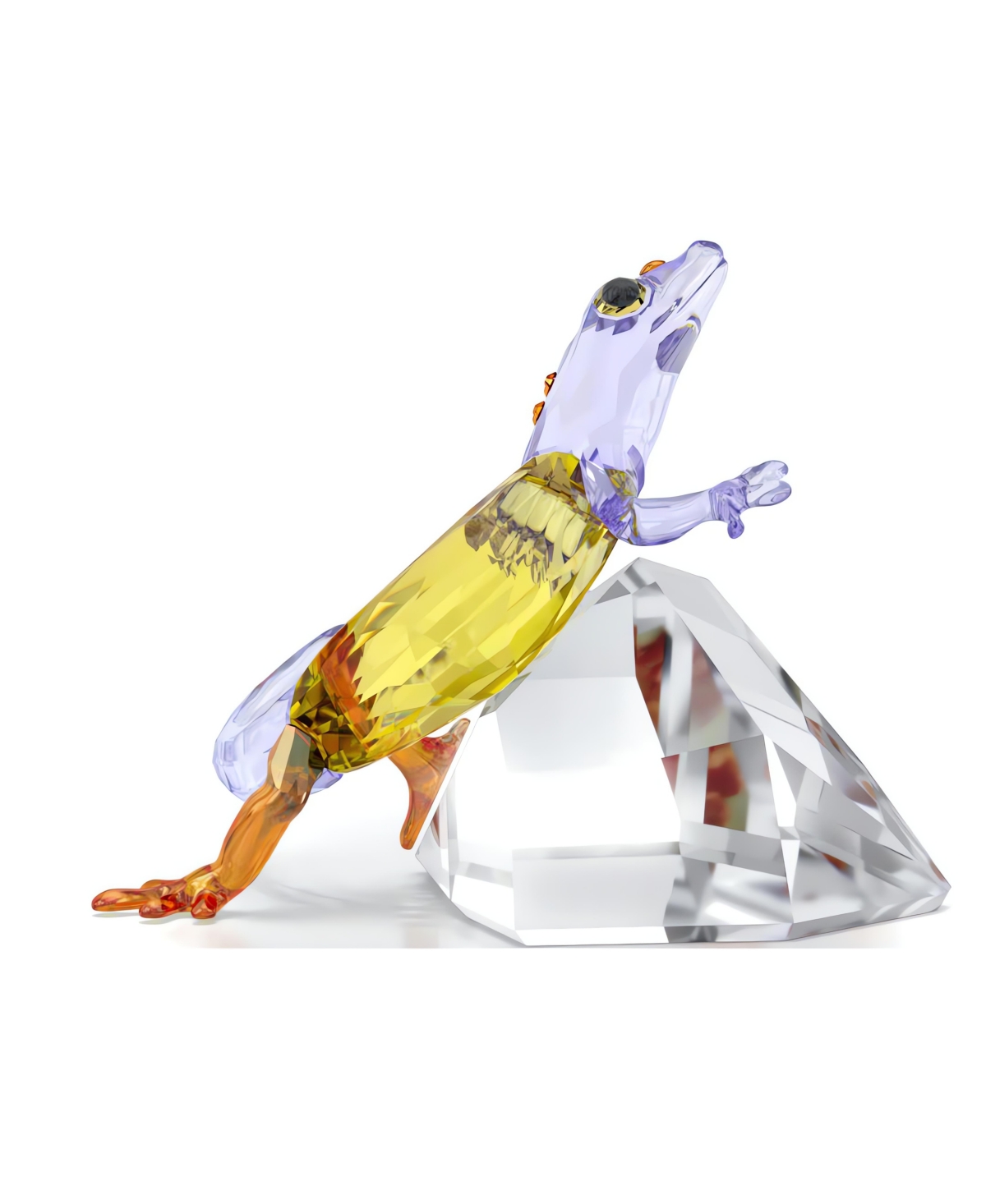 Swarovski Idyllia Gecko Figurine In Multi Color