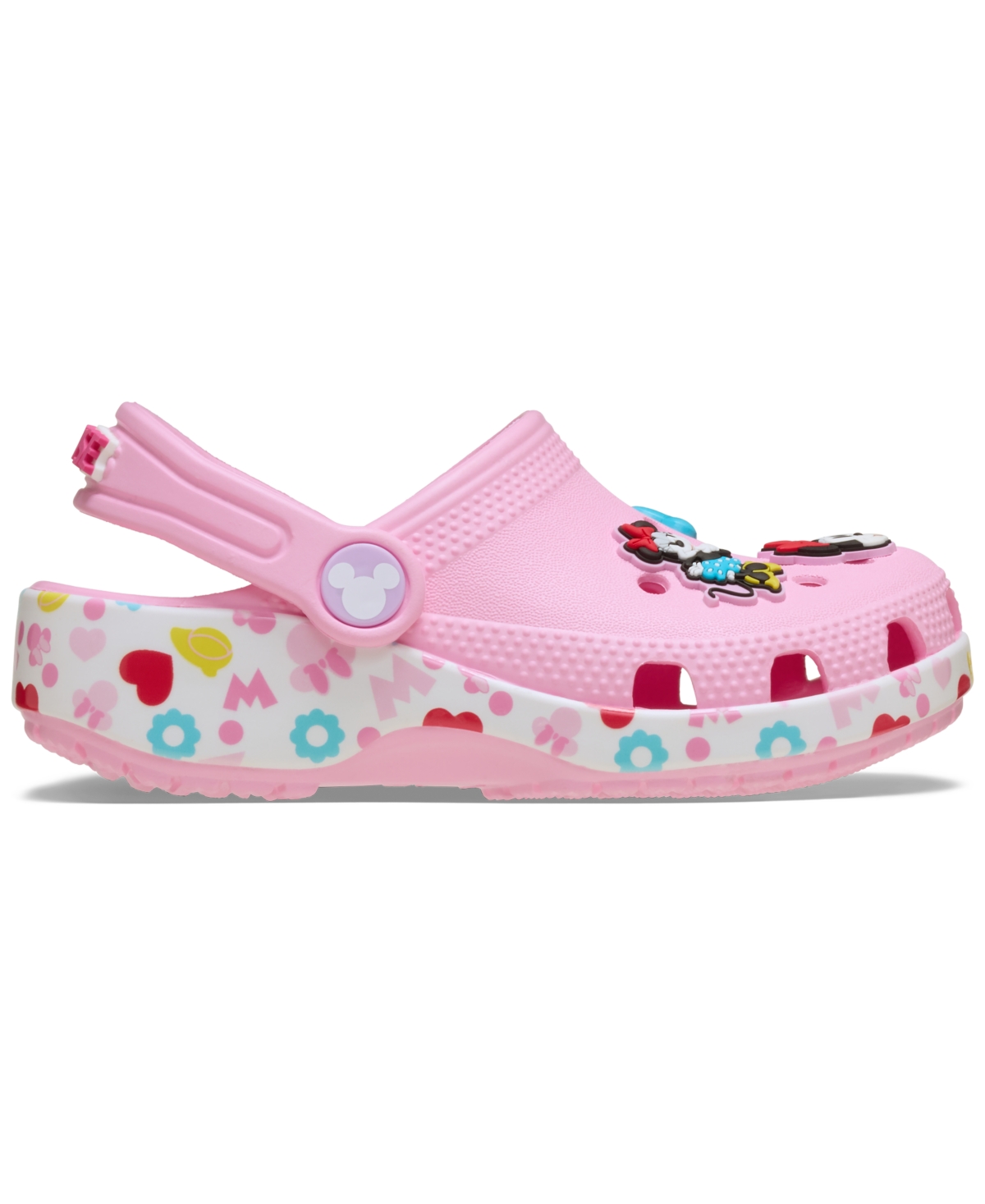 Crocs X Disney Toddler Girls Minnie And Friends Classic Clogs From Finish Line In Pink