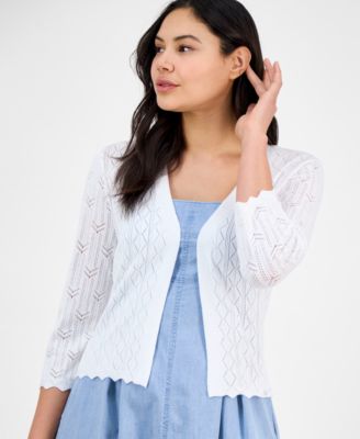 Women's 3/4-Sleeve Shrug Jacket