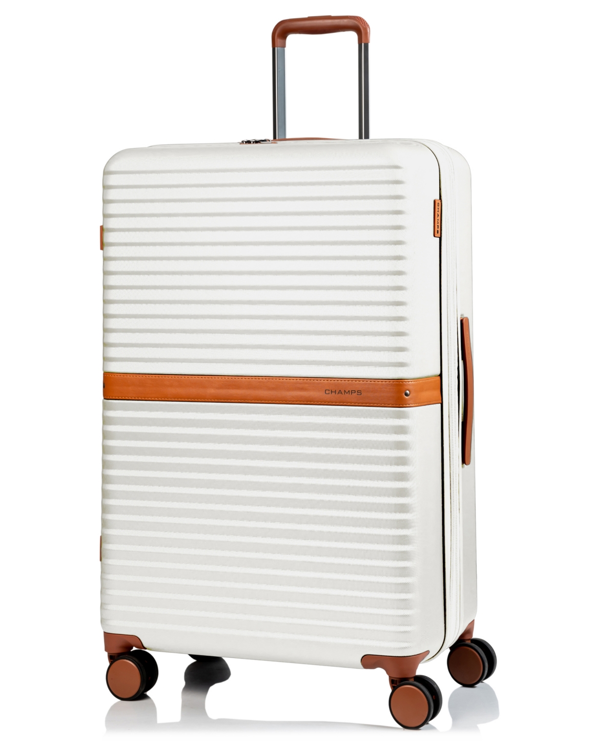 Champs 26" Vintage Ii Collection Medium Check In Luggage In Ivory