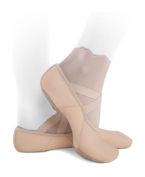 Детские кожаные балетки Capezio Hanami, цвет: Светлый розовый