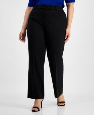 Plus Size Bird Eye Pants