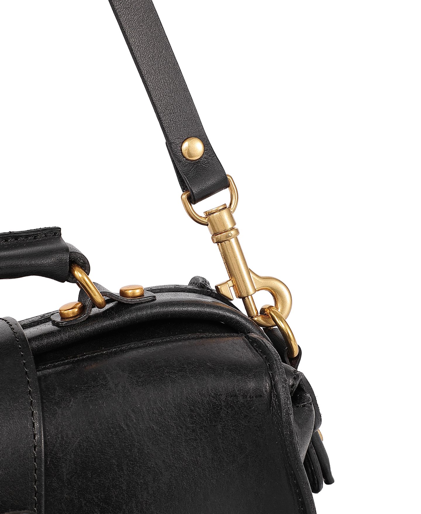 Женская сумка OLD TREND Genuine Leather Doctor Transport Satchel, цвет: Чёрный — фото 11