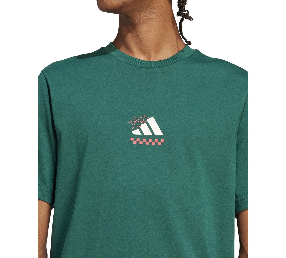 Adidas Originals Men's Lounge Pizza Graphic T-shirt In Cgreen