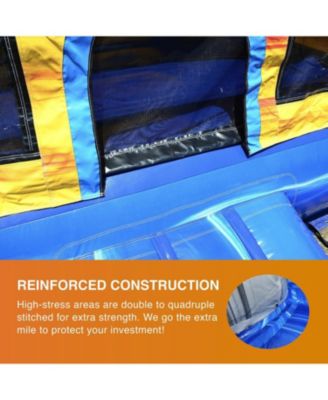 Melting Artic Commercial Grade Bounce House 13x13 for Kids and Adults (with Blower), Basketball Hoop, Outdoor Indoor, Bouncer Jumper, Birthday Party, Rental Grade, Big Inflatable