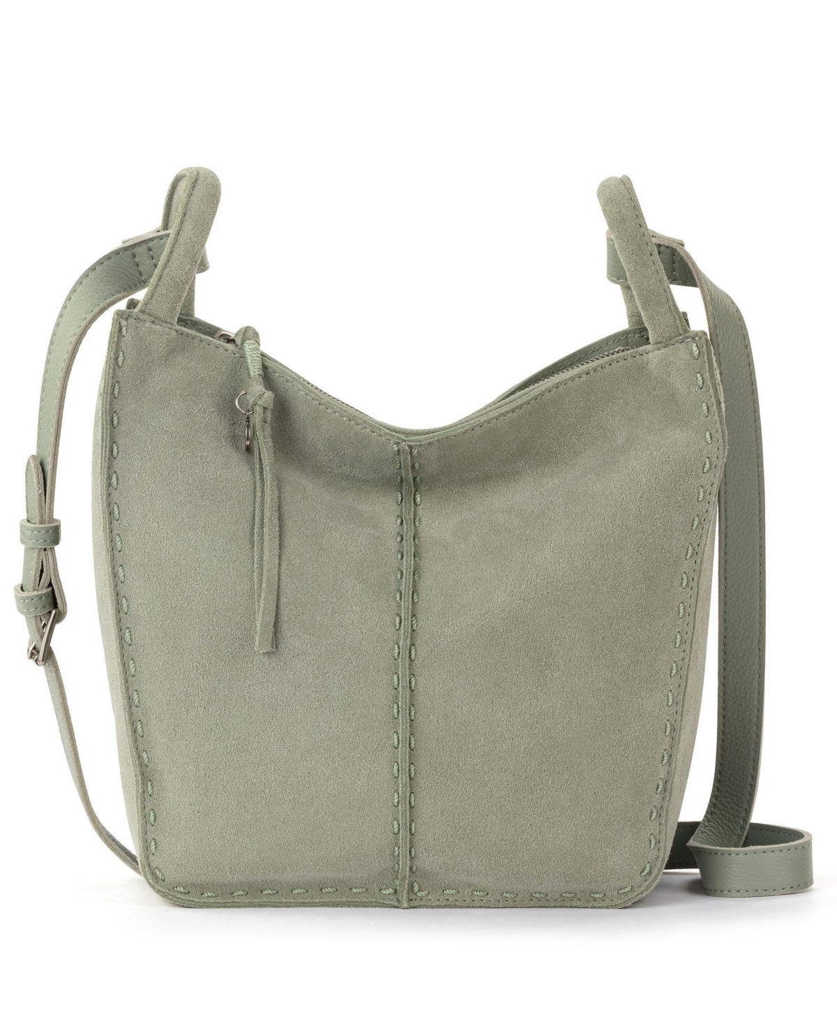 The Sak Los Feliz Leather Medium Crossbody Bag In Meadow Suede