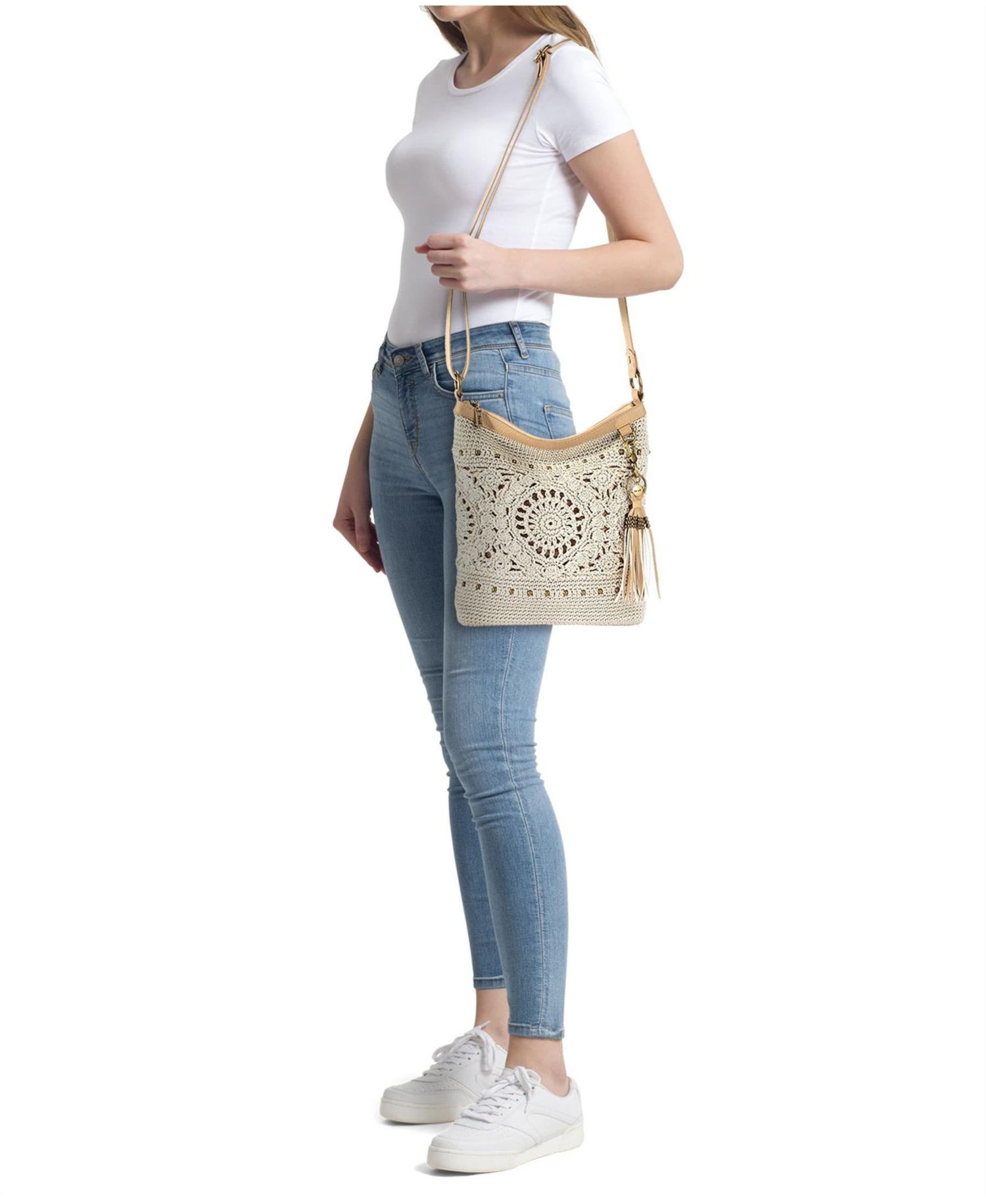 Women's Lucia Crochet Small Crossbody Bag