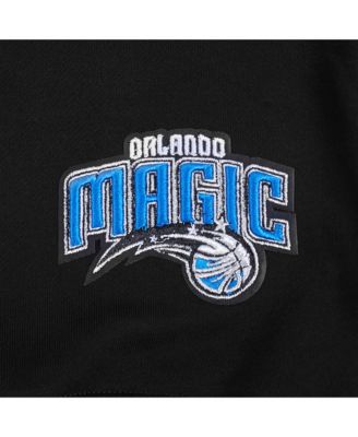 Women's Black Orlando Magic Jewels Cropped Pullover Hoodie