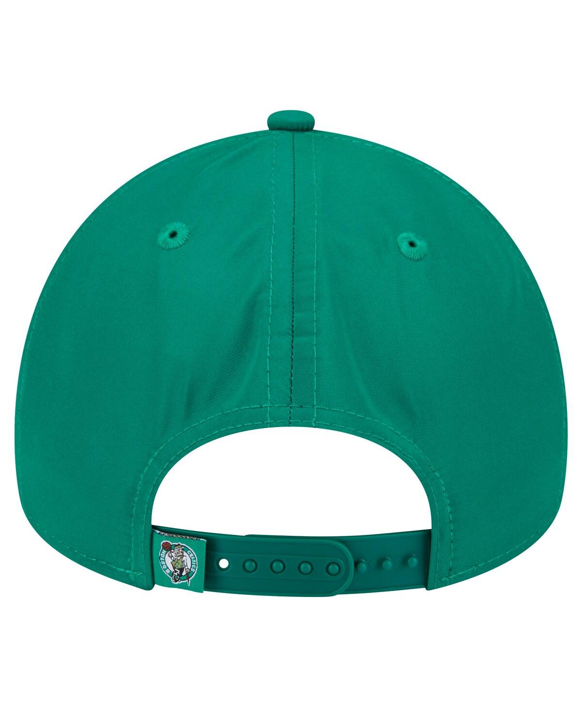 New Era Men's Kelly Green Boston Celtics Throwback Gradient A-frame 9forty Adjustable Hat In Kelly Green