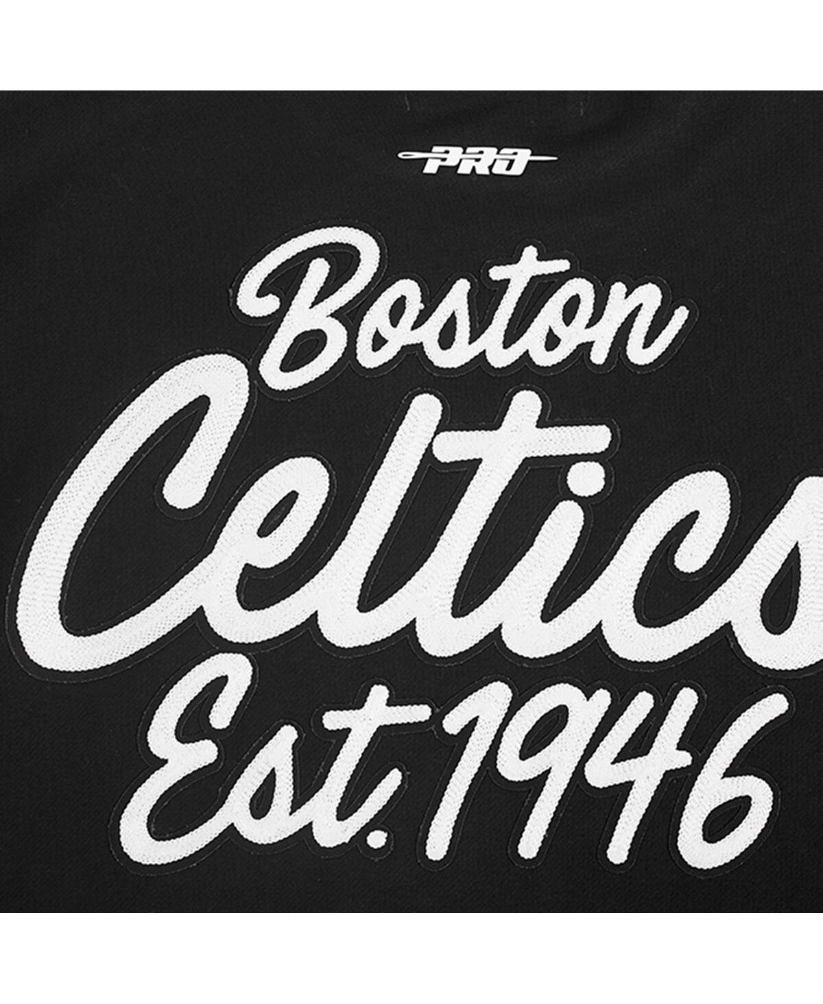 Shop Pro Standard Men's Black Boston Celtics Paint The City Drop Shoulder Sweatshirt