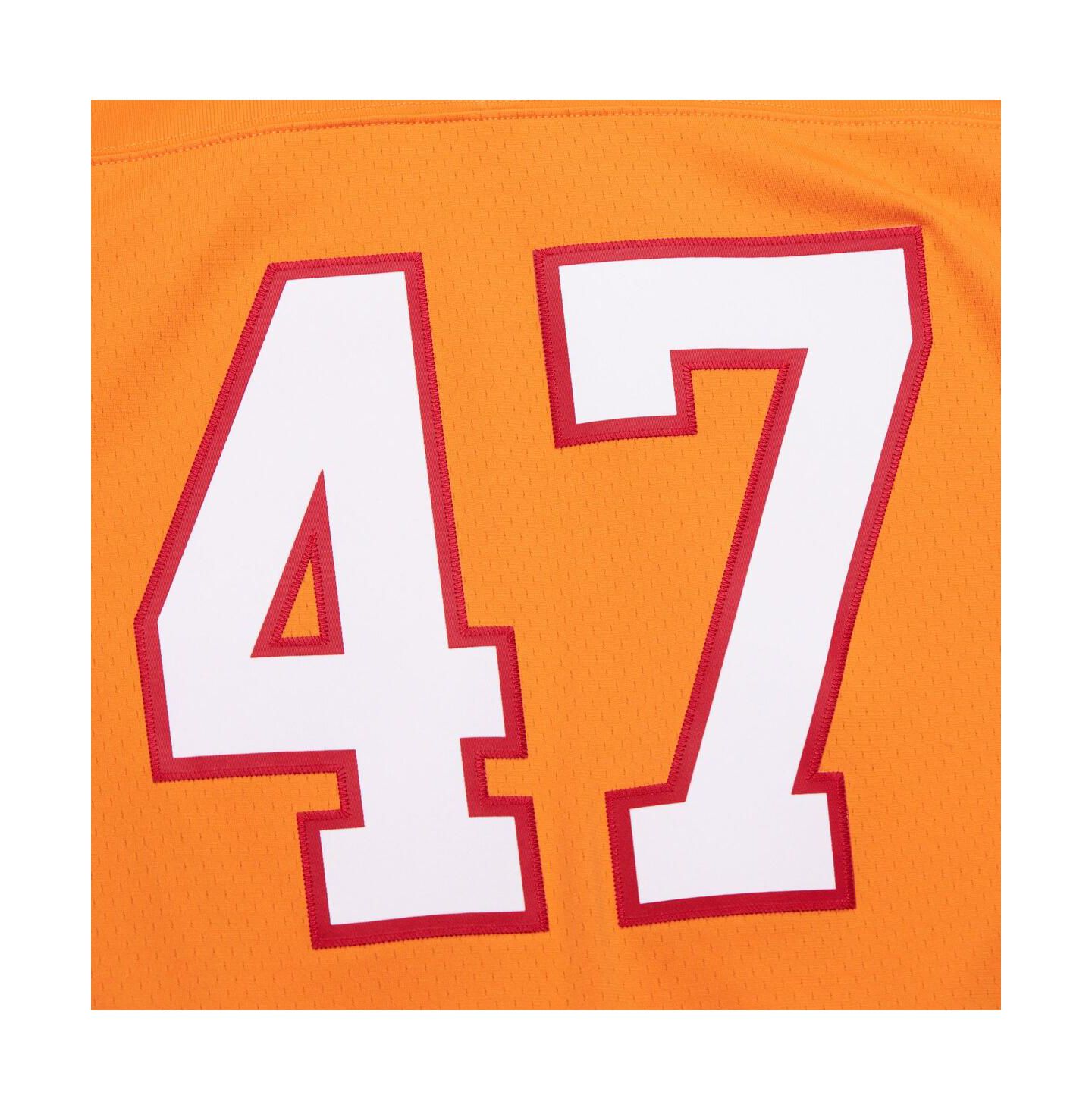 Мужской топ Mitchell & Ness Orange Tampa Bay Buccaneers 1993 Legacy Replica Jersey — фото 3