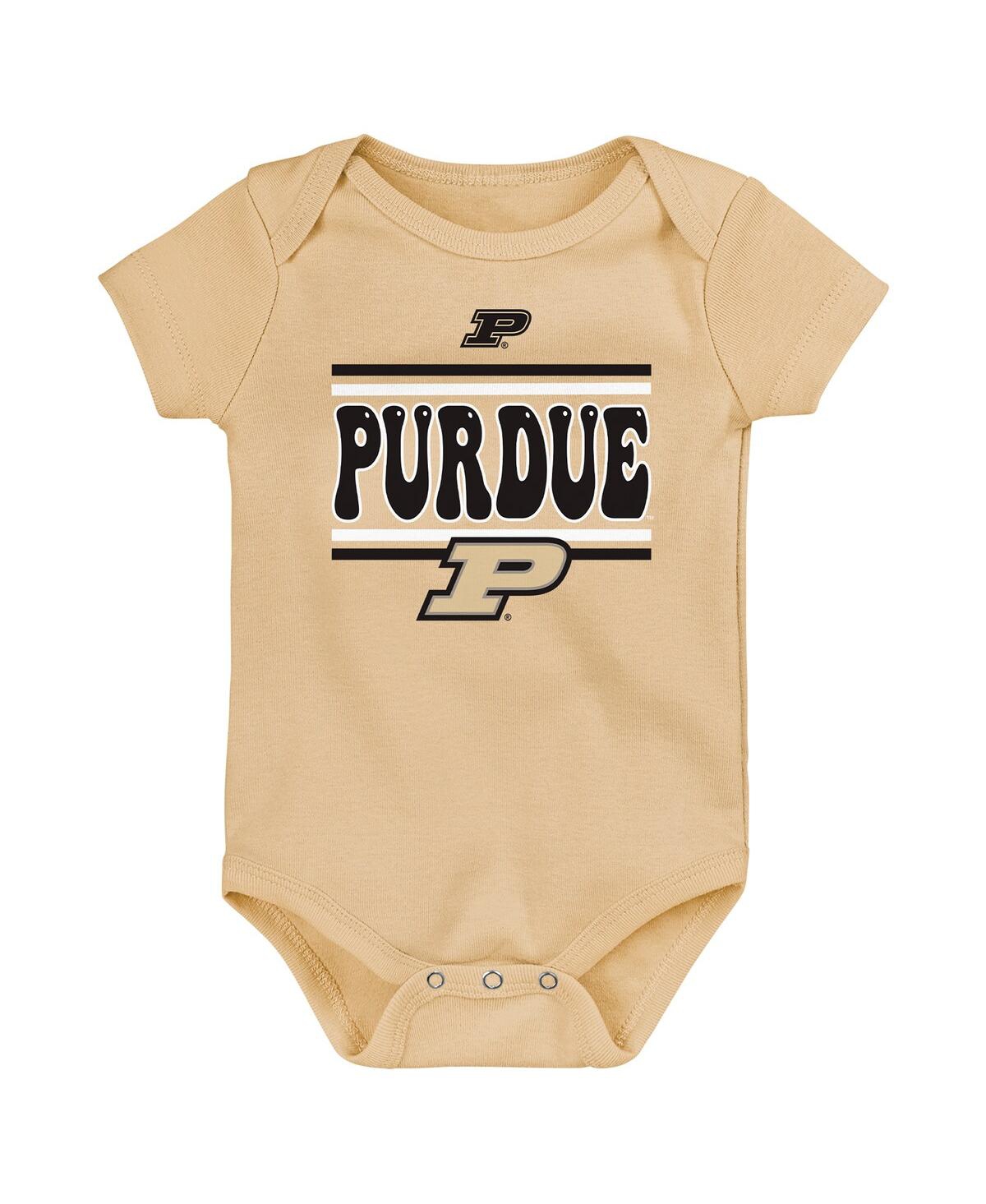 Outerstuff Newborn Black Colorado Buffaloes Sunday Comics 3-pack Bodysuit Set In Black