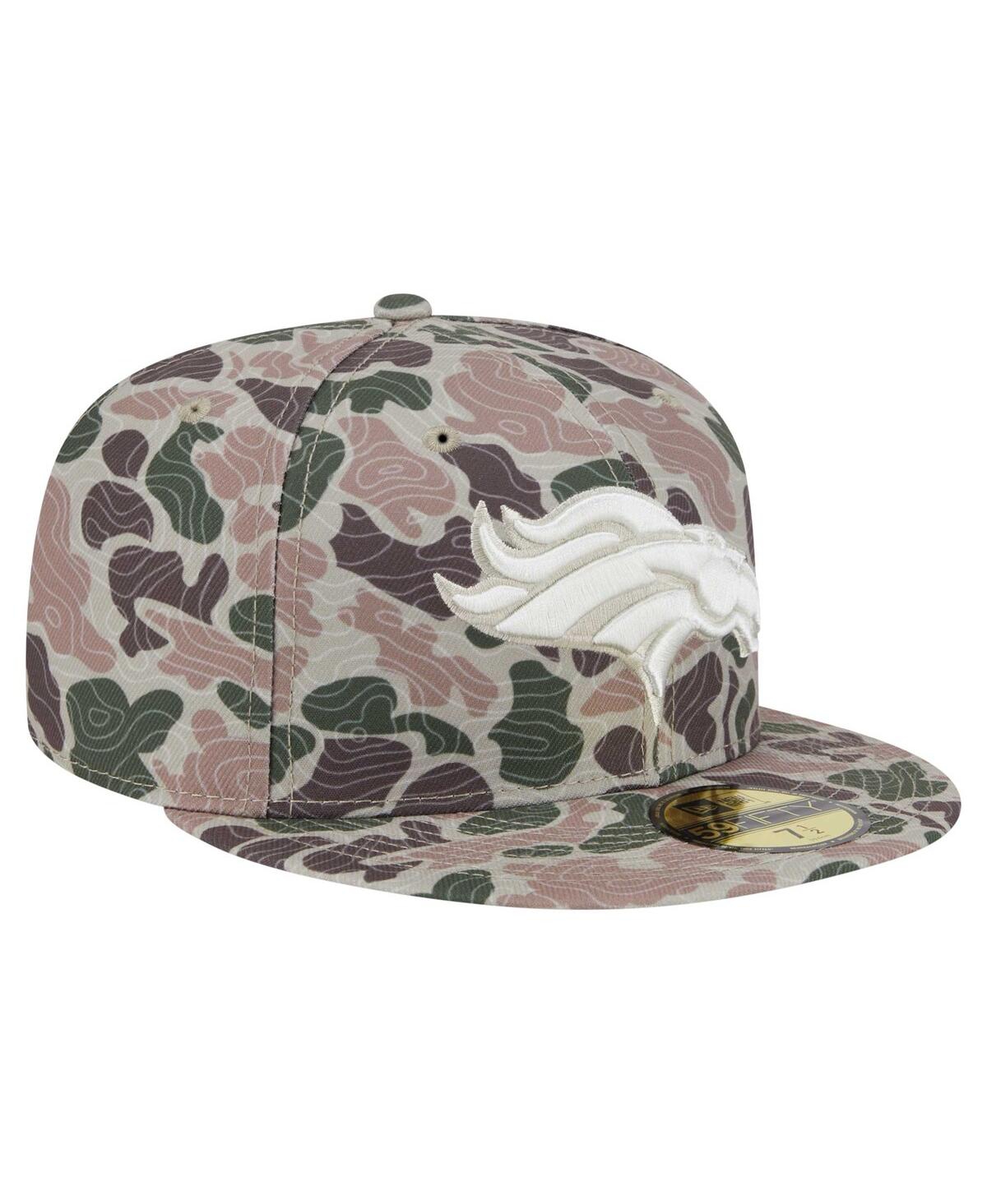 Shop New Era Men's Camo Denver Broncos Geo 59fifty Fitted Hat
