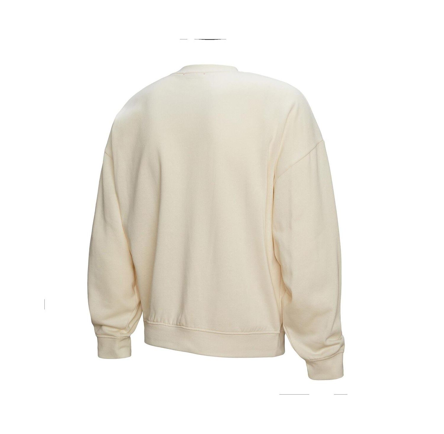 Women's Cream Dallas Stars Logo 3.0 Pullover Sweatshirt