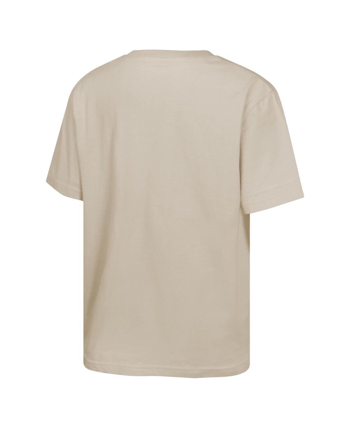 Outerstuff Big Boys And Girls Tan Tennessee Volunteers News Flash T-shirt In Tan