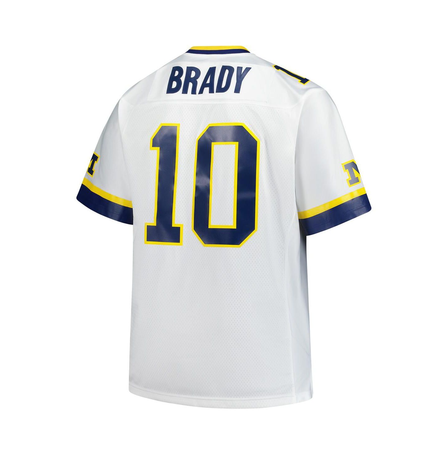 Мужская джерси Mitchell & Ness Tom Brady Michigan Wolverines Legacy, White — фото 2