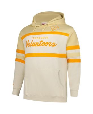 Men's Cream Tennessee Volunteers Big Tall Head Coach Pullover Hoodie