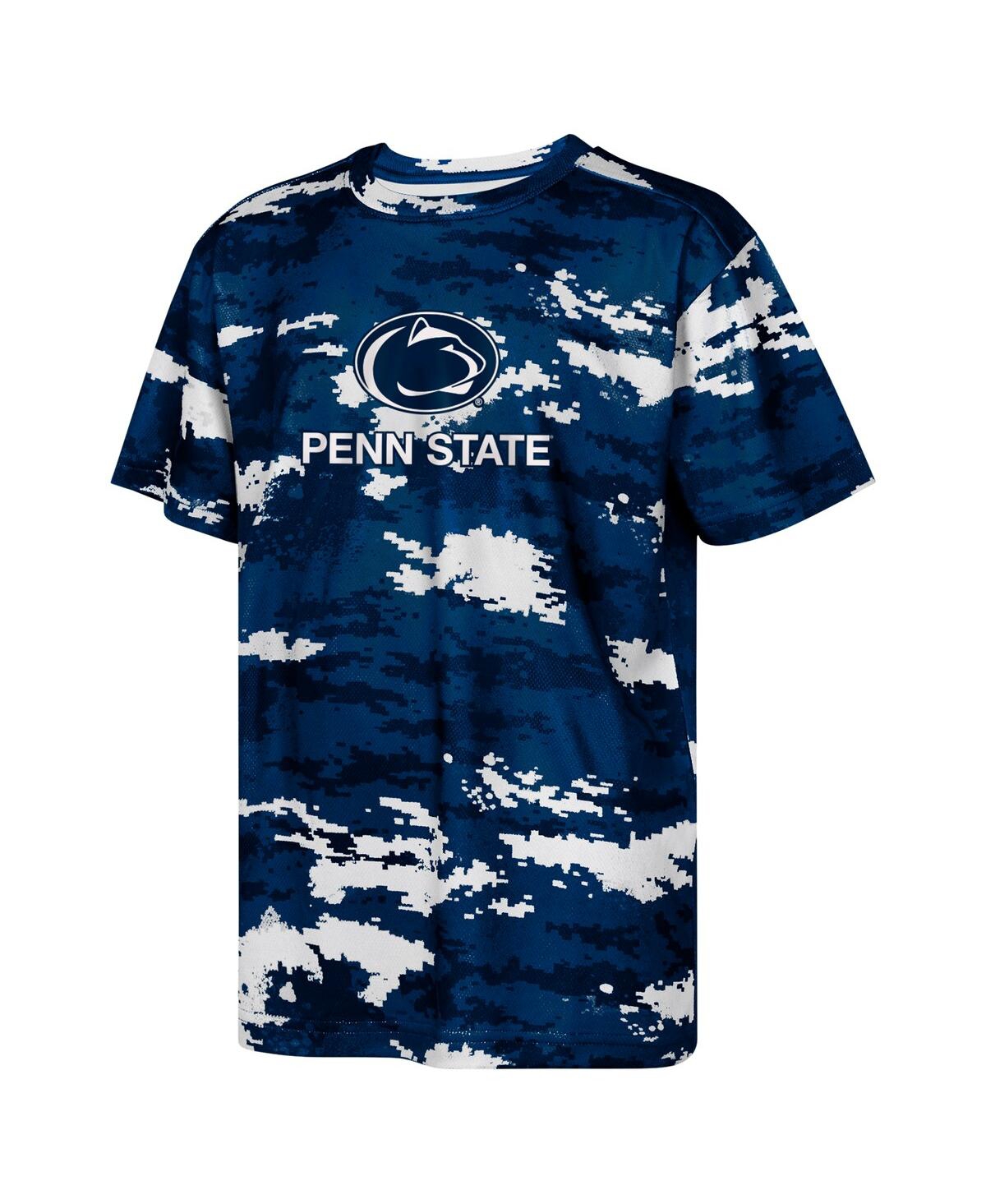 Outerstuff Big Boys And Girls Navy Penn State Nittany Lions Scrimmage T-shirt In Navy