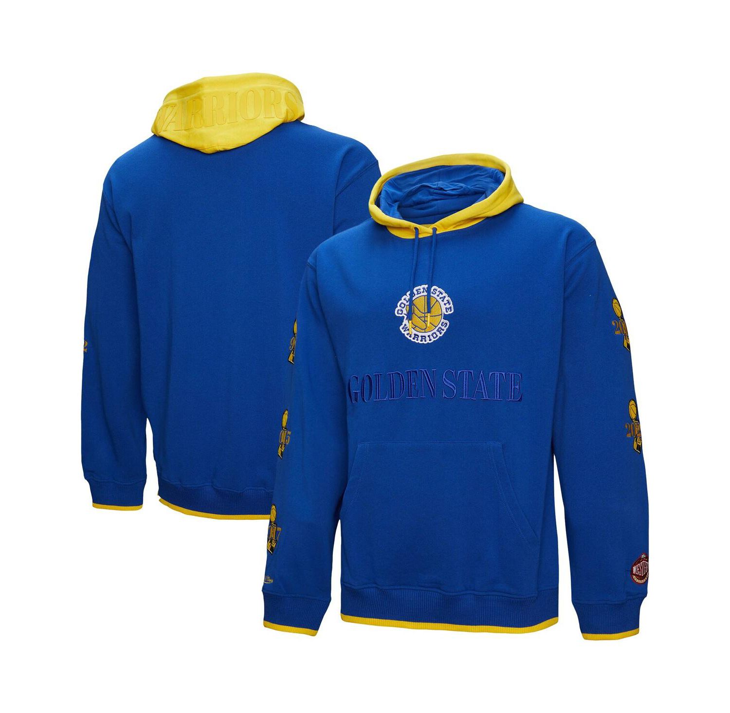 Men's Royal Golden State Warriors Hardwood Classics Team OG 3.0 Pullover Hoodie