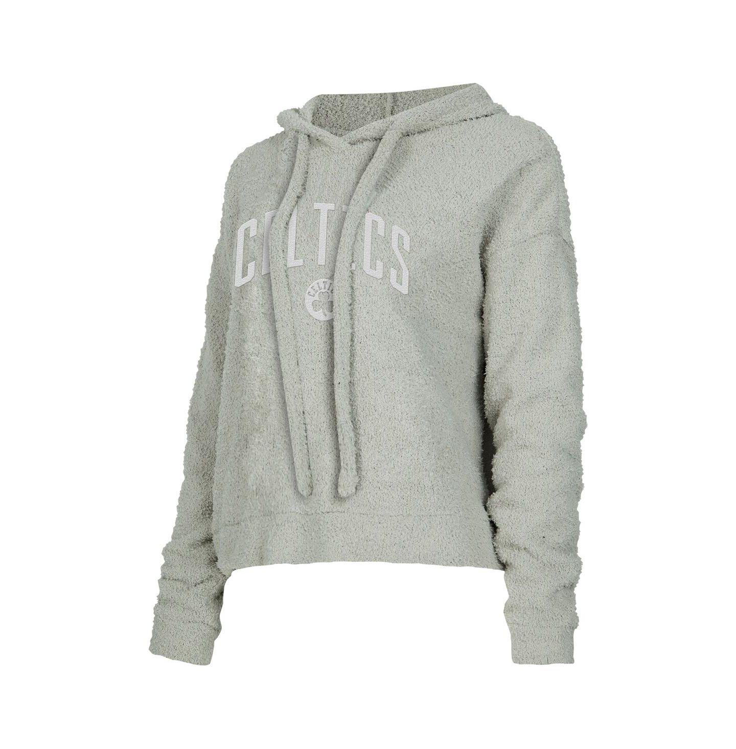 Женское худи Concepts Sport Gray Boston Celtics Ventura Comfy Pullover — фото 3