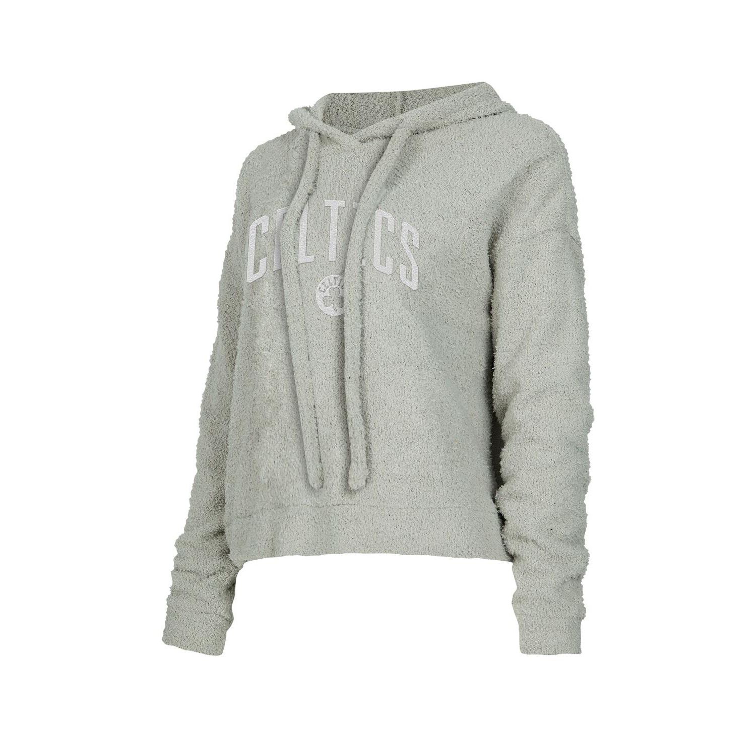 Women's Gray Boston Celtics Ventura Comfy Pullover Hoodie