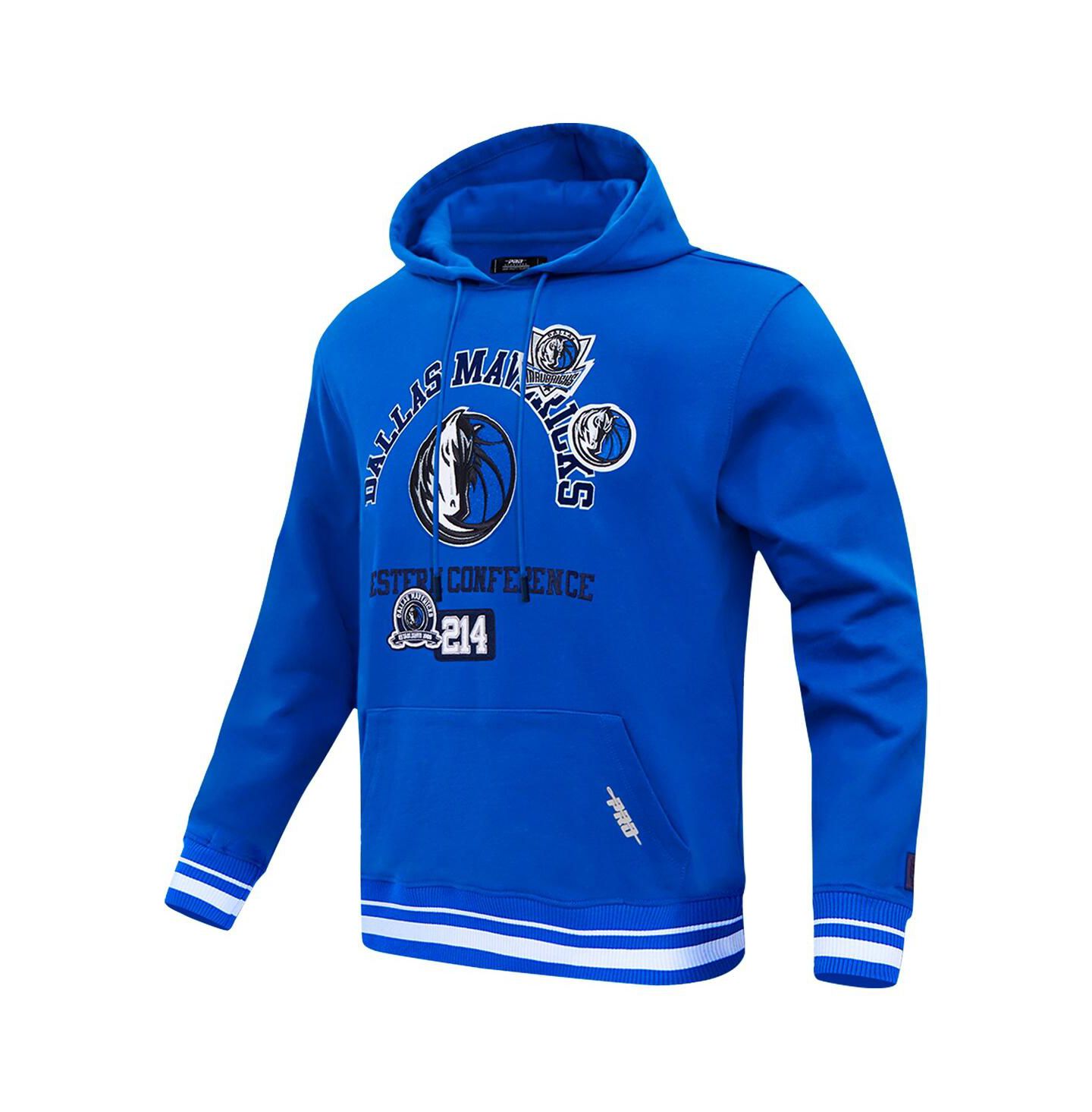 Мужское худи Pro Standard Blue Dallas Mavericks Area Code Pullover — фото 5