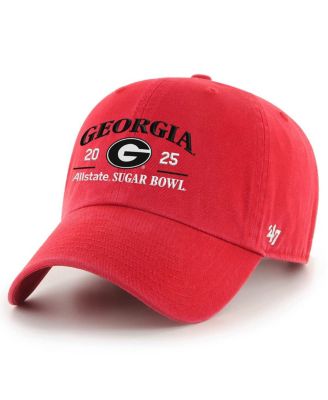 Men's Red Georgia Bulldogs College Football Playoff 2025 Sugar Bowl Clean Up Adjustable Hat