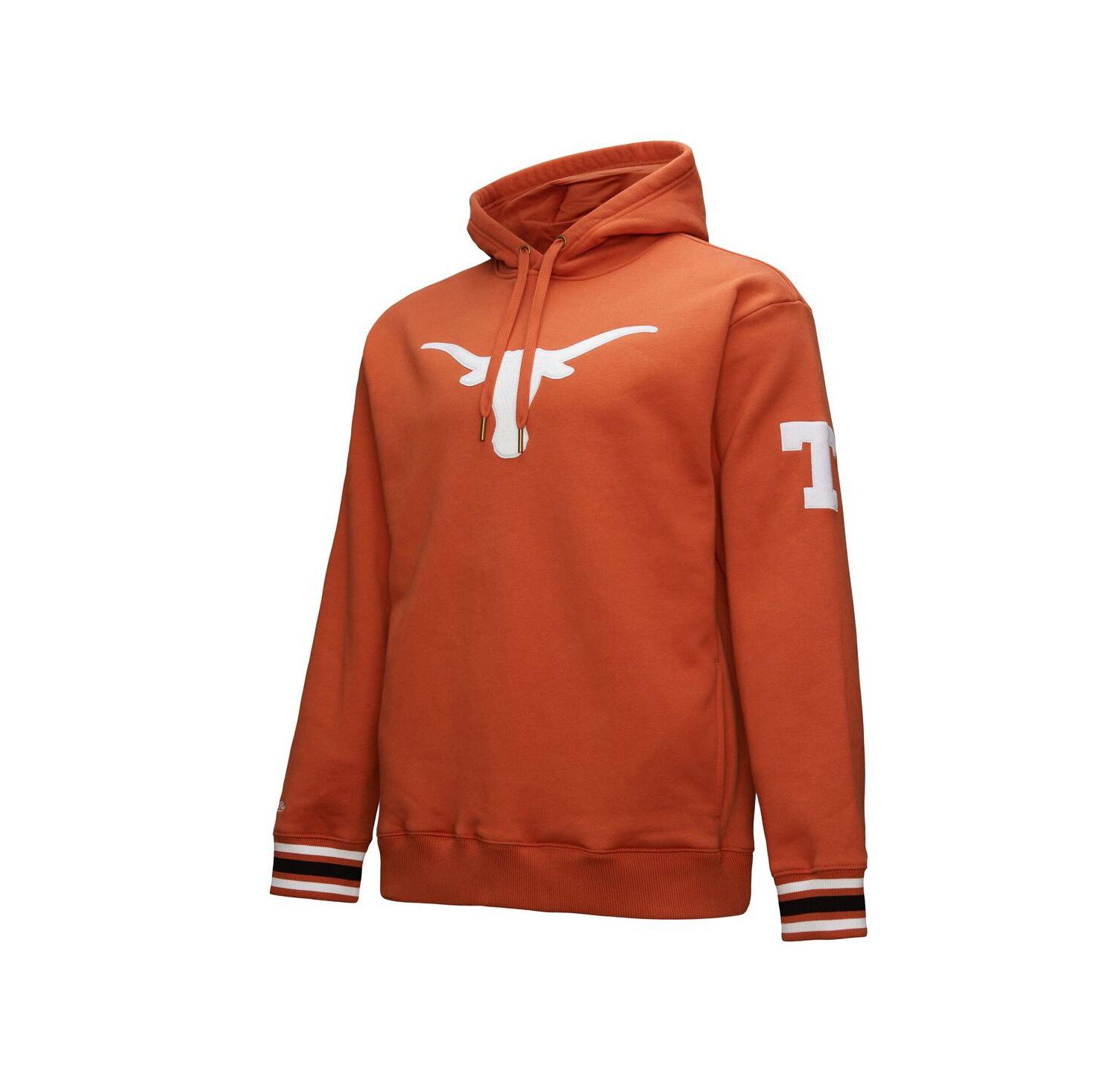 Men's Texas Orange Texas Longhorns Chainstitch Fleece Pullover Hoodie