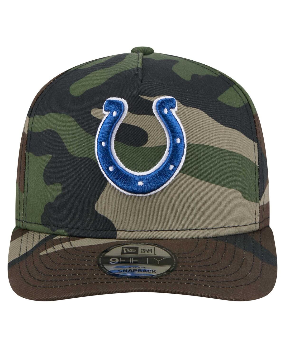 New Era Men's Camo Indianapolis Colts Woodsy 9FIFTY Snapback Hat