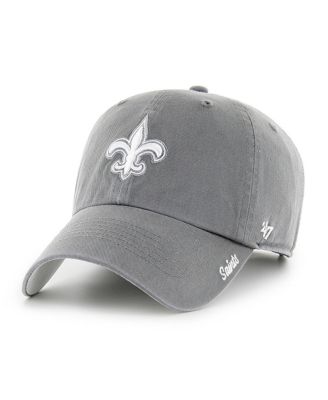 '47 Brand - Women's Gray New Orleans Saints Luminance Cheer Clean Up Adjustable Hat