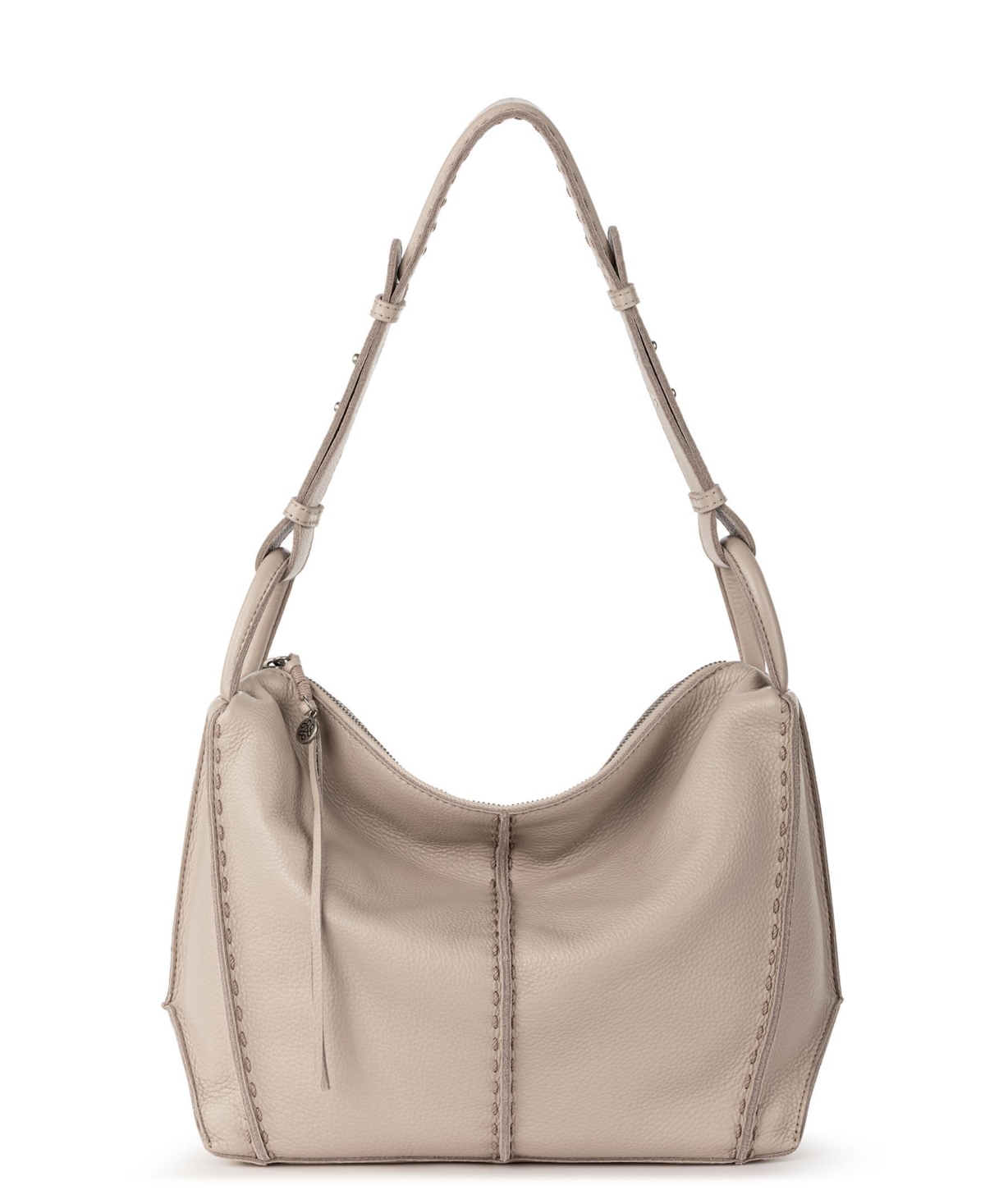 The Sak Los Feliz Leather Medium Hobo Bag In Sand