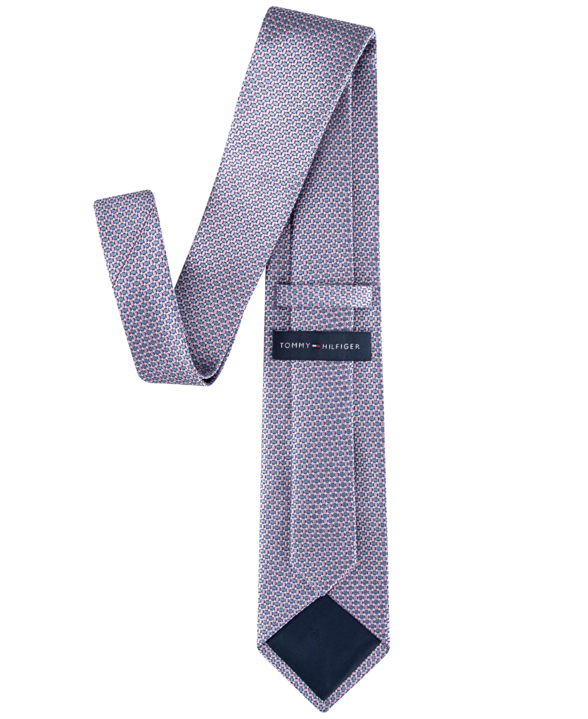 Tommy Hilfiger Men's Fresno Micro-pattern Tie In Pink  Purple