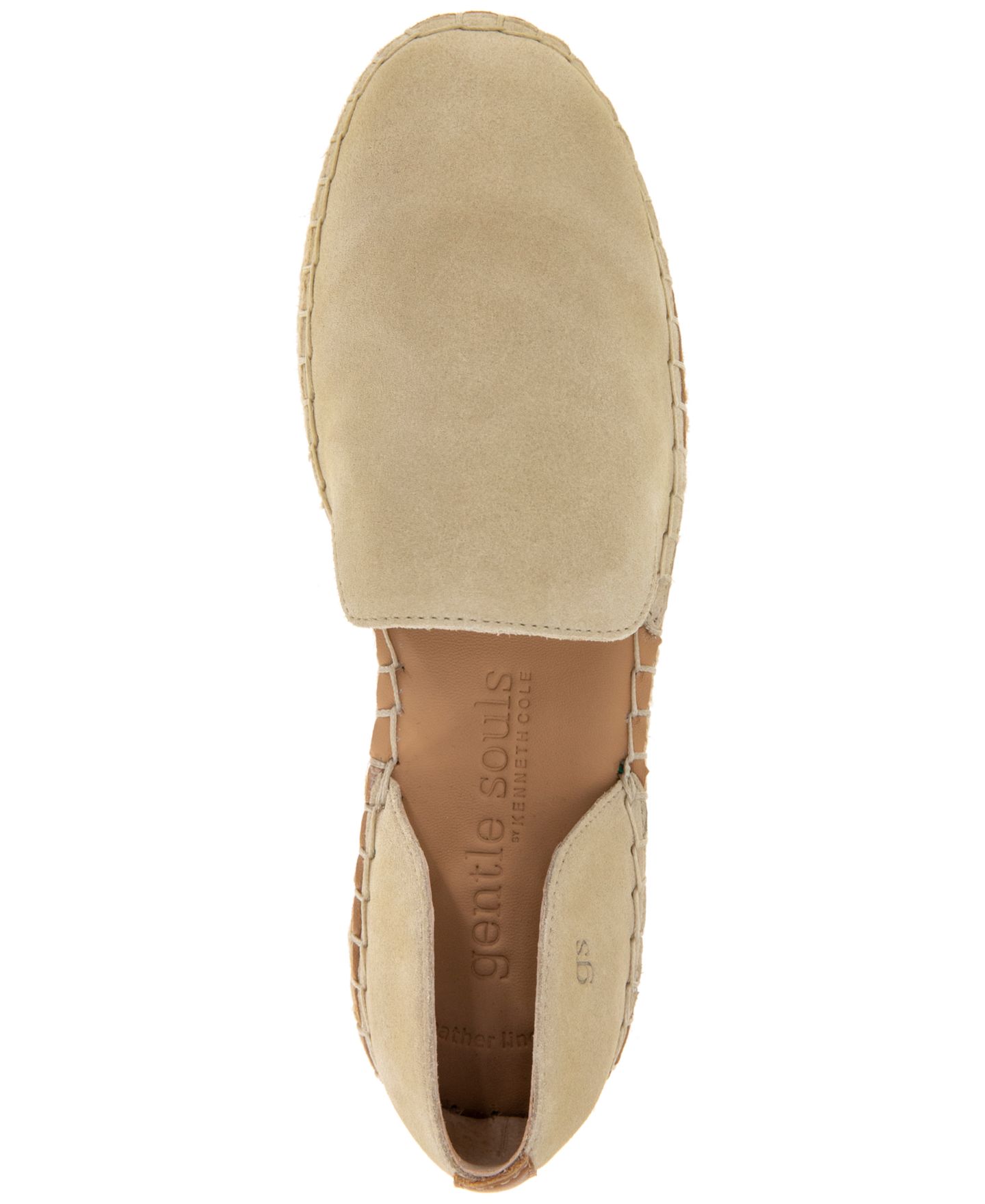 Женские балетки Gentle Souls Seville Espadrille Flats, цвет: Тёплый песочный — фото 4