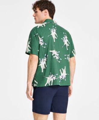 Men's Relaxed-Fit Ren&eacute; Short-Sleeve Shirt