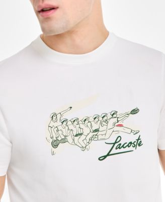 Men's René Lacoste Print Tennis Heritage T-Shirt